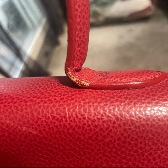 Vintage Coach Madison Biltmore Italy 4417 Top Handle Red. - Picture 14 of 16